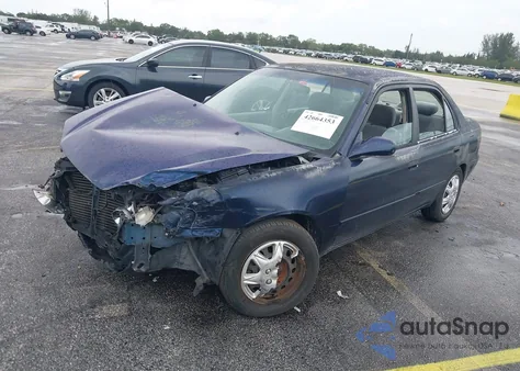 2001 Toyota Corolla Le from USA, damaged, VIN 1NXBR12E41Z502335